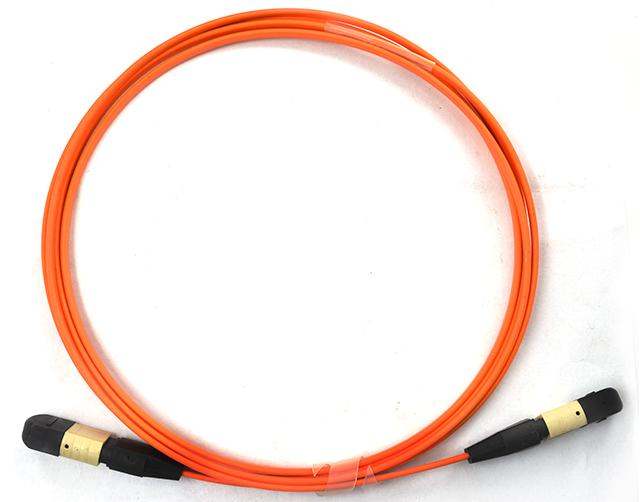 12 Cores MM OM1 or OM2 Multimode MTP to MTP Fiber Optic Trunk Cable